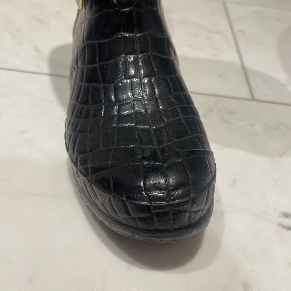 Louis Pinko crocodile effect rubber rain boots Made In Italy - Picture 4 of 9